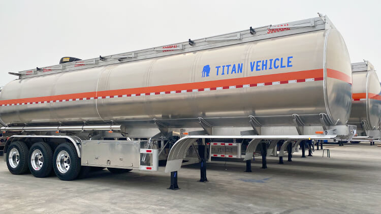 Aluminum Petroluem Tanker Trailer for Sale in Guyana