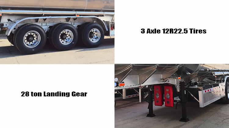 3 Axle Aluminum Tanker Trailer for Sale in Jamaica