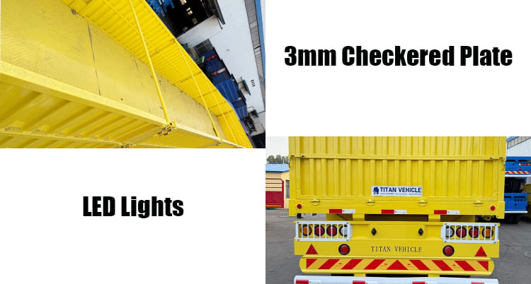 3 Axle Drop Side Board Trailers for Sale in Tanzania