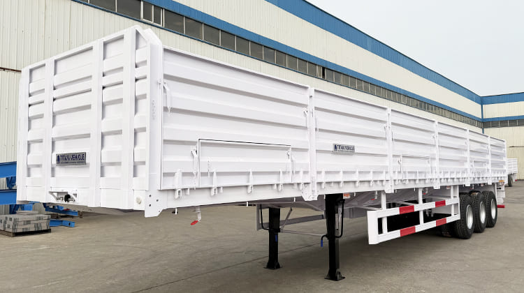 Tri Axle Side Wall Semi Trailer Price for Sale in Zimbabwe
