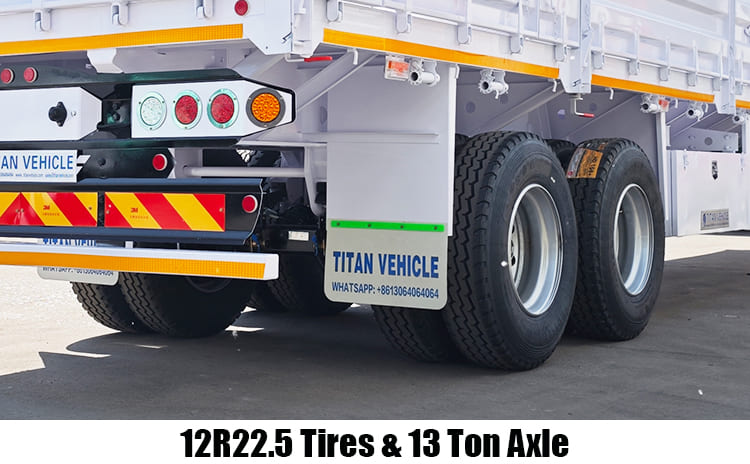 2 Axle Side Wall Trailer Price in Zambia