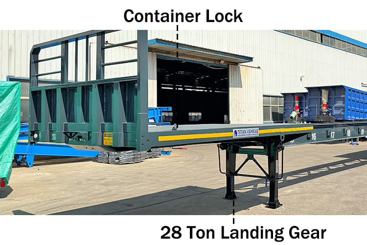 48 80 Extendable Flat Top Flatbed Trailers for Sale