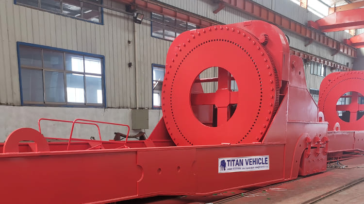 Wind Blade Adapters Transport Trailer