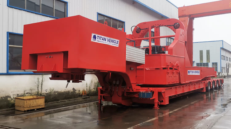 Wind Blade Adapters Transport Trailer