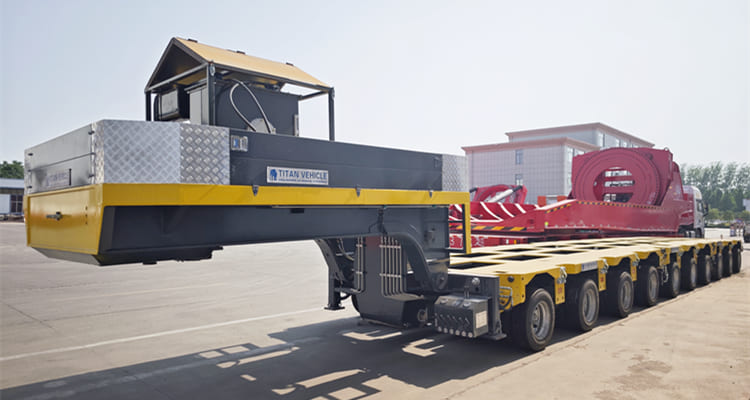 SPMT Modular Hydraulic Trailer for Sale in Zambia