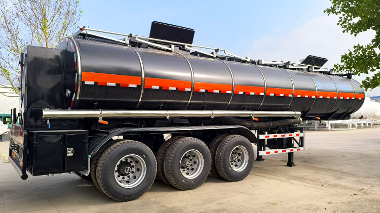 Hot Asphlt Oil Tanker Trailers for Sale in Nigeria