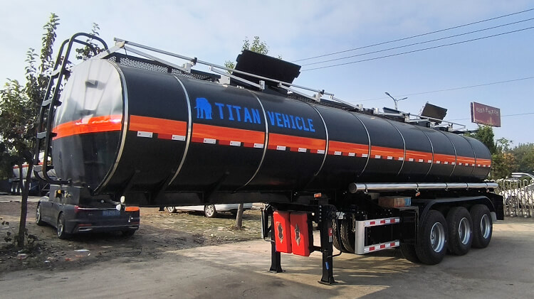 Hot Asphlt Oil Tanker Trailers for Sale in Nigeria