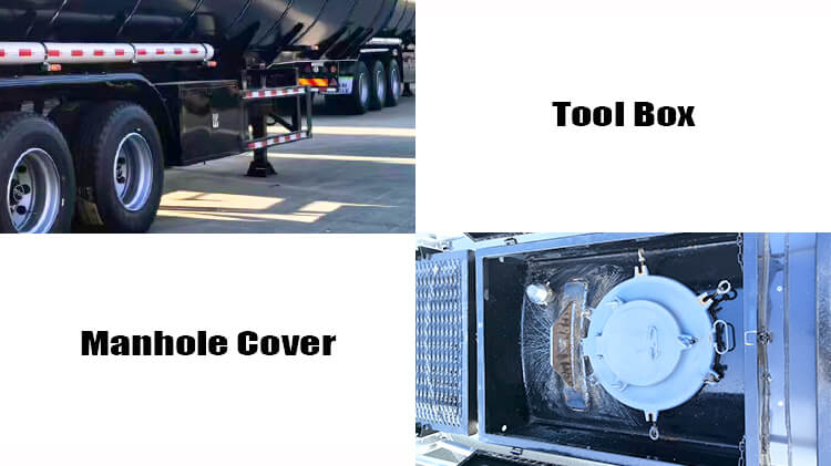 3 Axle Asphalt Bitumen Tanker Trailer for Sale in Guyana