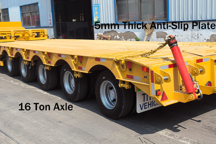 Extendable Low Loader Bed Trailer for Sale
