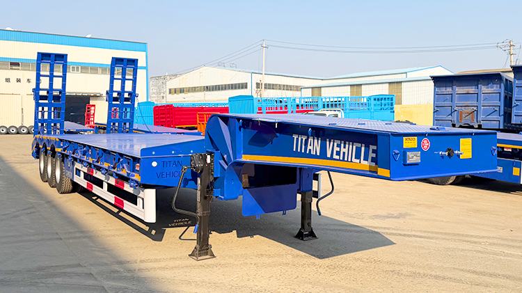 Remolque de Plataforma Baja 80 Toneladas en Venta en Nicaragua