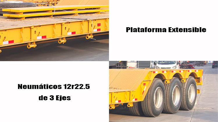 Precio de Lowboy Cama Bajade de 3 Ejes y 80 Toneladas en Nicaragua