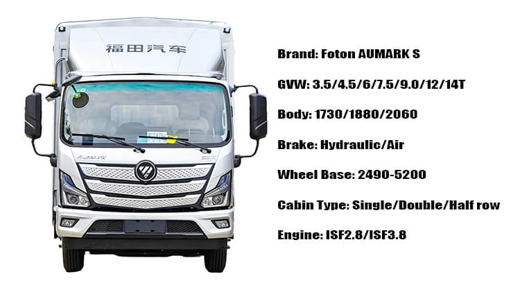 Camion de Caja Foton Aumark S Precio en Costa Rica