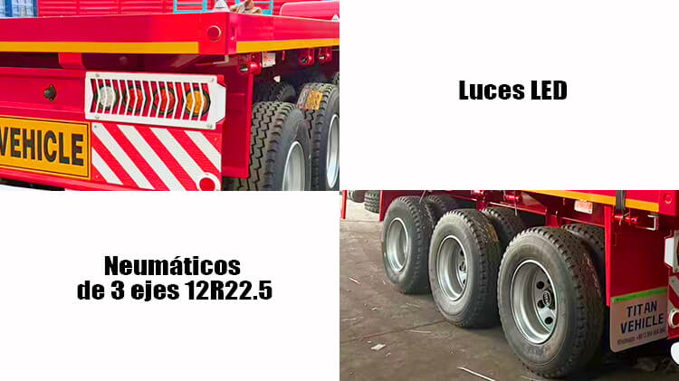 Remolque de Plataforma de 3 Ejes en Venta en Panam&aacute;