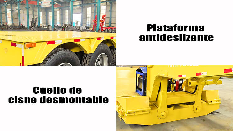 Remolque Cuello De Ganso Plataforma en Venta en El Salvador