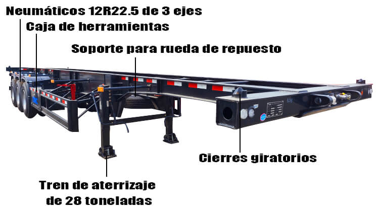 Chasis Portacontenedor 40 20 en Venta en Aruba