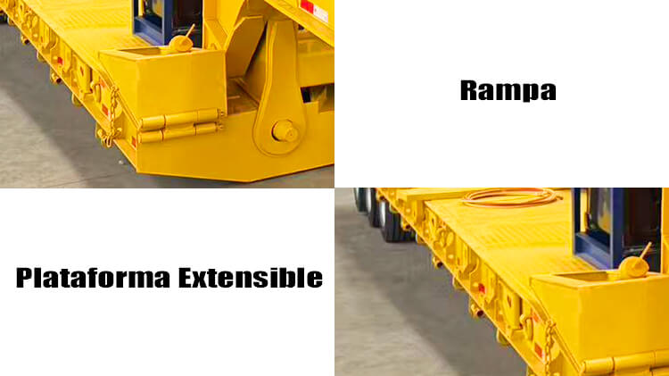 Remolque Cama Baja Cuello de Ganso Desmontable en Venta en Costa Rica