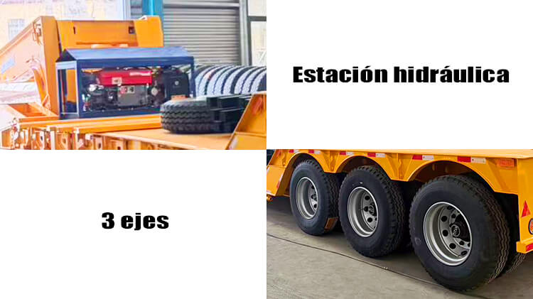 Remolque Cama Baja Cuello de Ganso Desmontable en Venta en Costa Rica