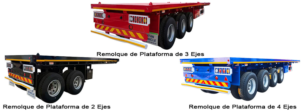Remolque de plataforma | Semirremolque de plataforma en venta en Costa Rica
