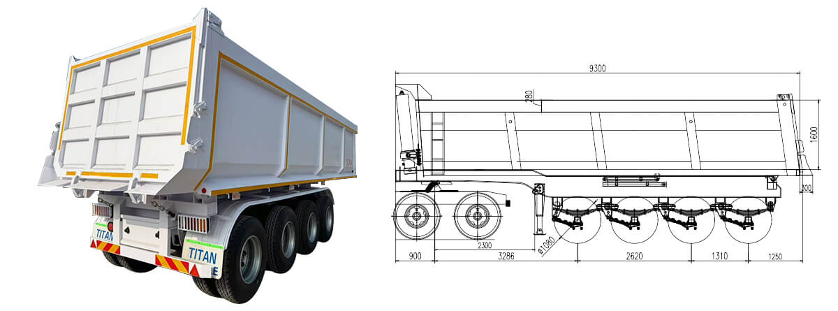 Semirremolque Volquete en Venta en Costa Rica