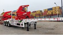 tráiler cargador lateral de contenedor 3 ejes