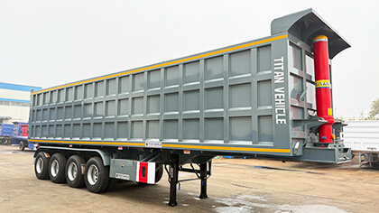 Remolque volquete de 4 ejes