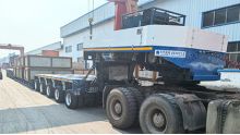 spmt transporte para maquinaria pesada