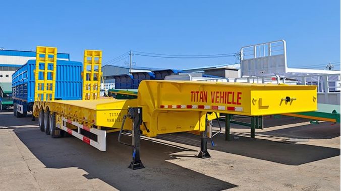 3 Axle Low Bed Trailer