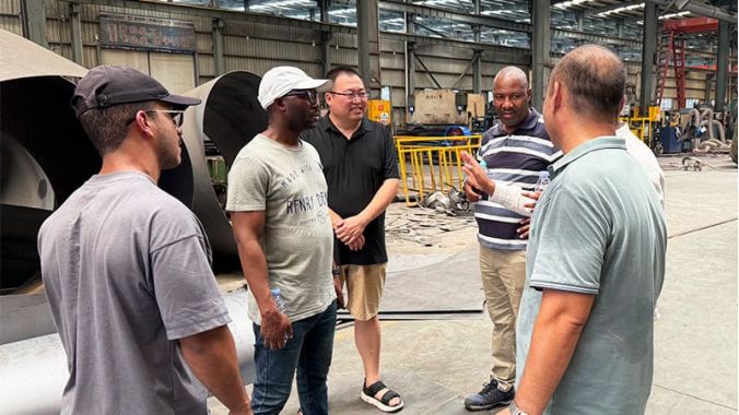 Customer Visit TITAN Factory