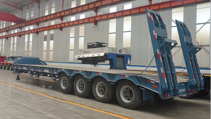 Extendable Drop Step Deck Trailer