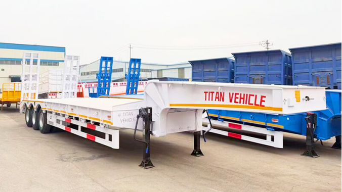 remolque de plataforma baja