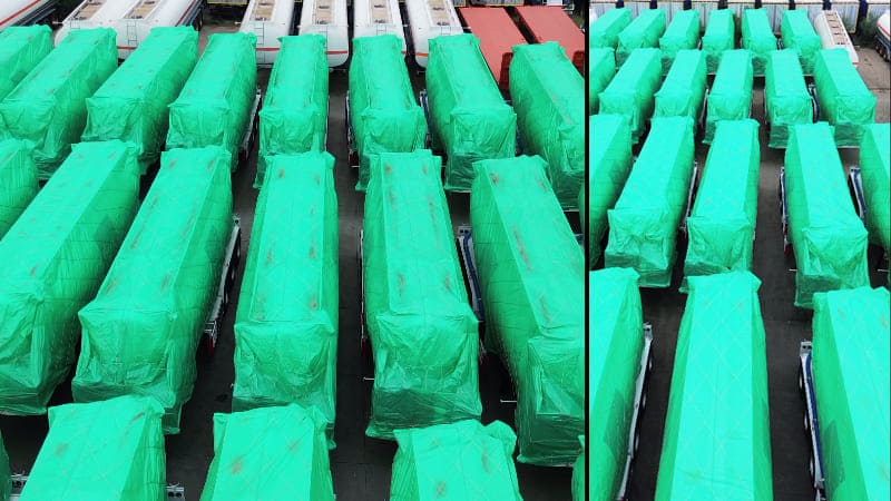 Shipping of Bulk Cement Tanker Trailer